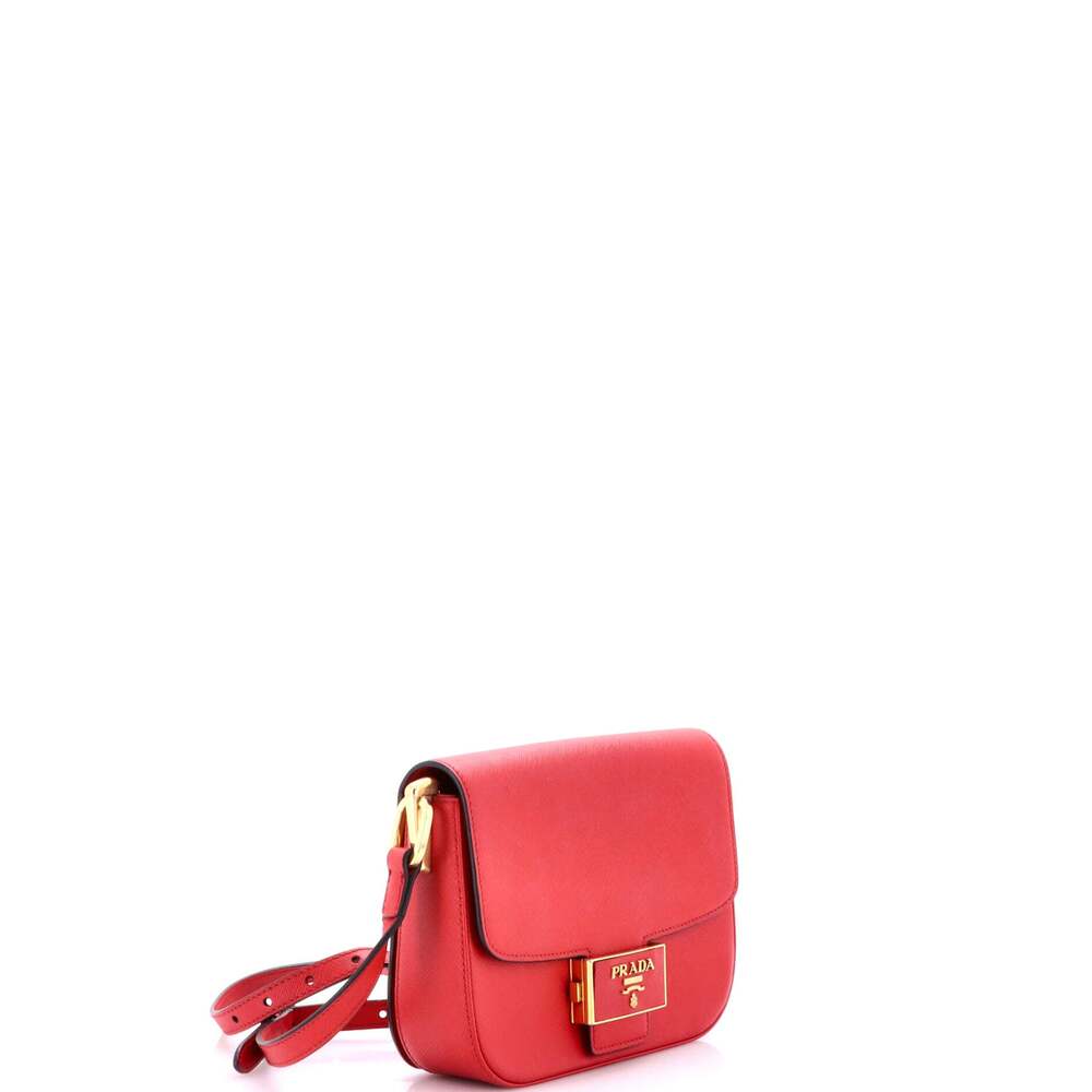 Prada Embleme Flap Bag Saffiano Leather #229555P19B - Picture 2 of 8